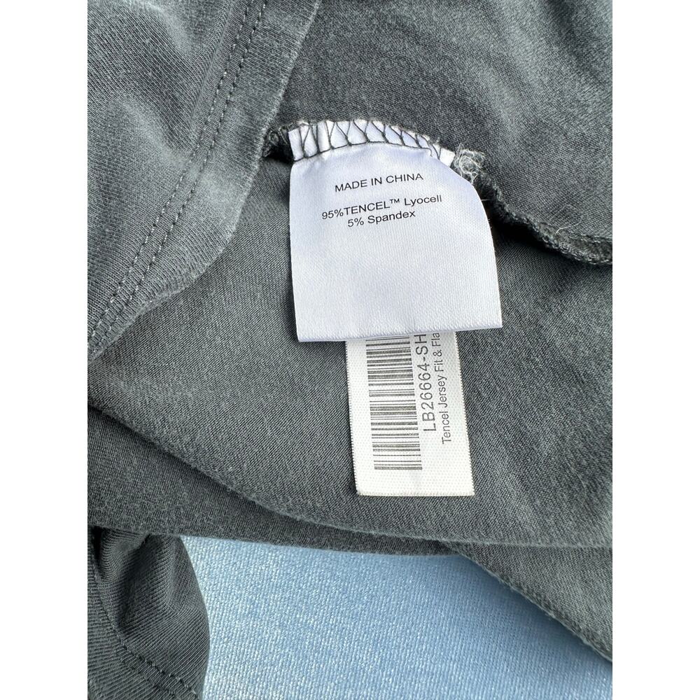 Quince Tencel Jersey Fit & Flare Dress Carbon Grey Sleeveless Large L - Picture 3 of 8